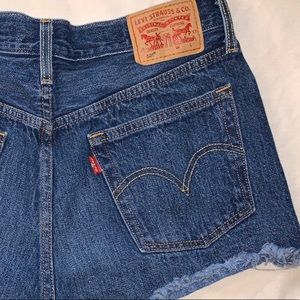 levi strauss denim shorts